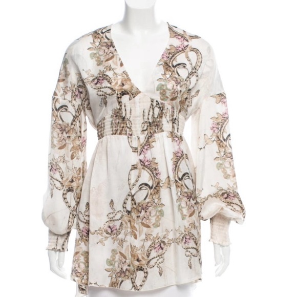 CAVALLI: NEW w/TAGS Snake serpent, JUST CAVALLI Size 40, S, MED, LG. Tunic dress - Picture 1 of 10